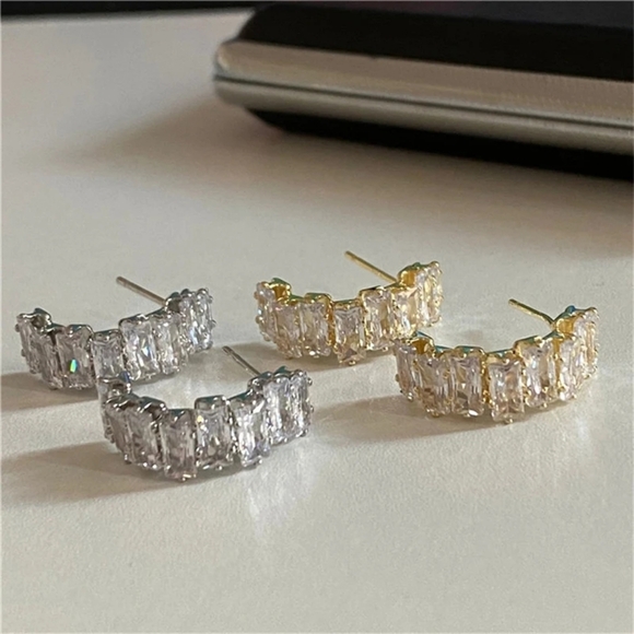 Gold plated earrings - Picture 6 of 6